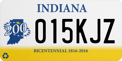 IN license plate 015KJZ