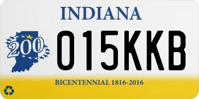IN license plate 015KKB