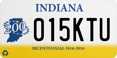 IN license plate 015KTU