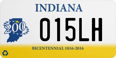 IN license plate 015LH