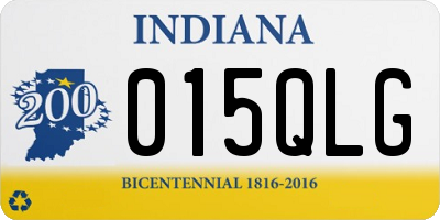 IN license plate 015QLG