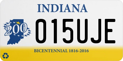 IN license plate 015UJE