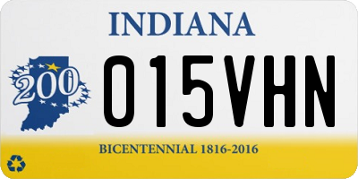 IN license plate 015VHN