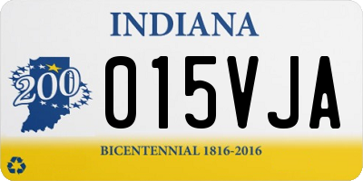 IN license plate 015VJA