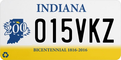 IN license plate 015VKZ
