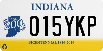 IN license plate 015YKP
