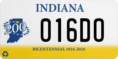IN license plate 016DO
