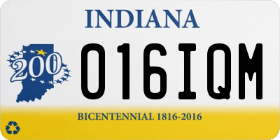 IN license plate 016IQM