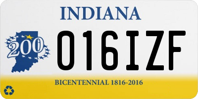 IN license plate 016IZF