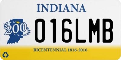 IN license plate 016LMB