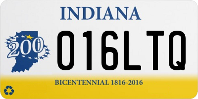 IN license plate 016LTQ