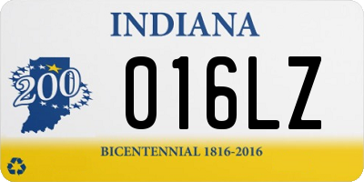 IN license plate 016LZ