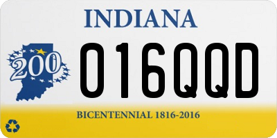 IN license plate 016QQD