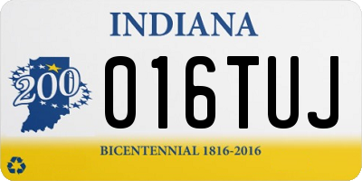 IN license plate 016TUJ