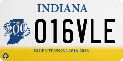IN license plate 016VLE