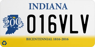 IN license plate 016VLV