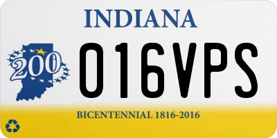 IN license plate 016VPS