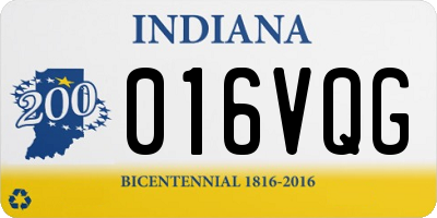IN license plate 016VQG