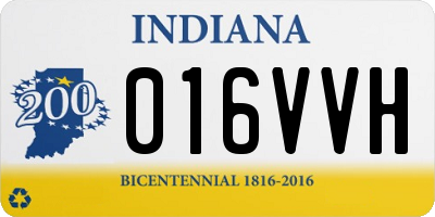 IN license plate 016VVH
