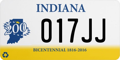 IN license plate 017JJ