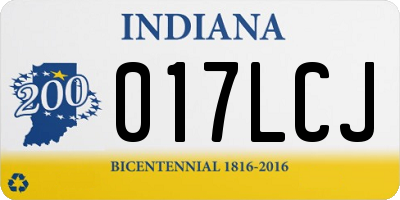 IN license plate 017LCJ