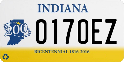 IN license plate 017OEZ