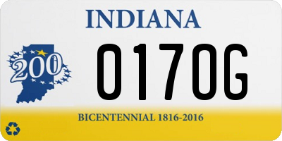 IN license plate 017OG