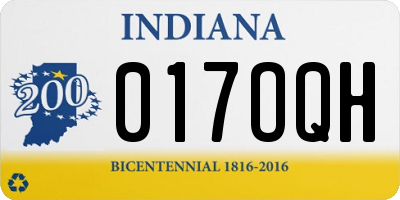 IN license plate 017OQH