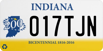 IN license plate 017TJN