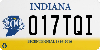 IN license plate 017TQI