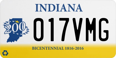 IN license plate 017VMG