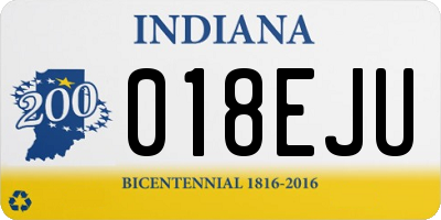 IN license plate 018EJU