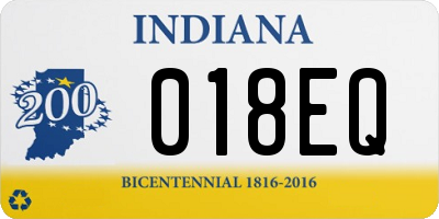 IN license plate 018EQ