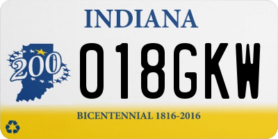 IN license plate 018GKW