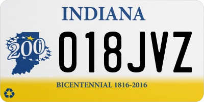 IN license plate 018JVZ