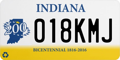 IN license plate 018KMJ