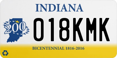 IN license plate 018KMK
