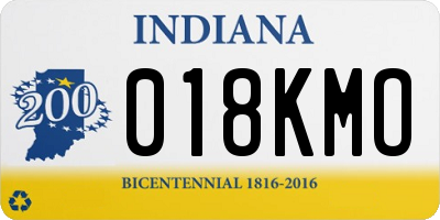 IN license plate 018KMO
