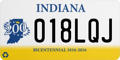 IN license plate 018LQJ