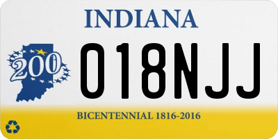 IN license plate 018NJJ