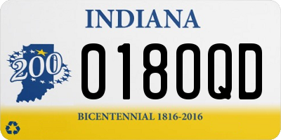 IN license plate 018OQD
