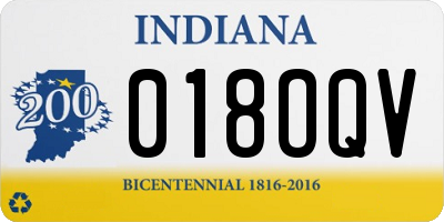 IN license plate 018OQV