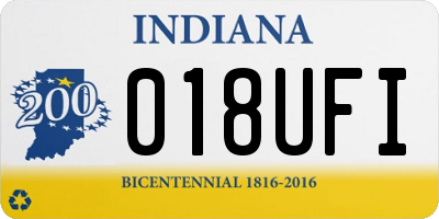 IN license plate 018UFI