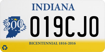 IN license plate 019CJO