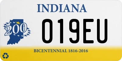 IN license plate 019EU