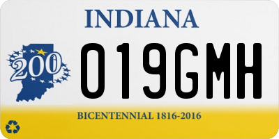 IN license plate 019GMH