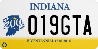 IN license plate 019GTA