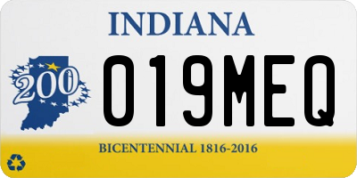 IN license plate 019MEQ