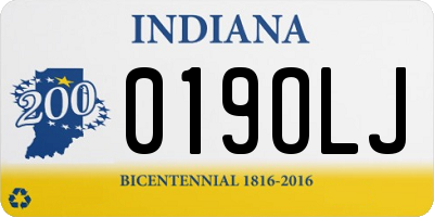 IN license plate 019OLJ