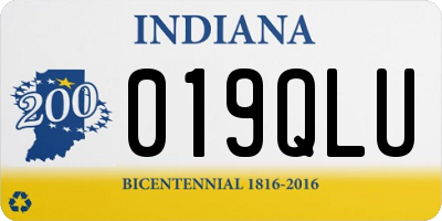 IN license plate 019QLU